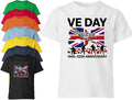 VE Day 81st Anniversary Unisex T-Shirt UK Flag WWII Remembrance 1945 - 2026 Tee