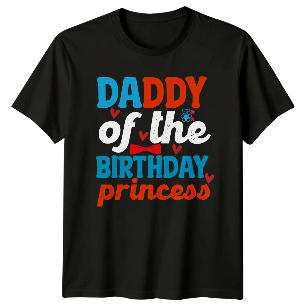 Daddy Of The Birthday Princess Mens T-Shirt Father Daughter Family