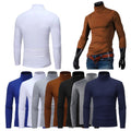 Men Shirt Regular Shirts Knitted Tops Outdoor Blouse Thermal Pullover Warm Top
