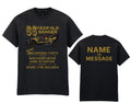 Mens 66th Birthday T-Shirt - Personalised Name Message - 66 Year Old Banger Car