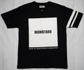 Momotaro $90 NWT Momotaro Black White Cotton Box Logo T-Shirt 07-135 L