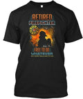 Retired Firefighter T-Shirt Made in the USA Size S to 5XL