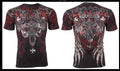 XTREME COUTURE by AFFLICTION Black BOLD CIPHER Short Sleeve Slim Fit T-shirt NWT