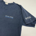 Vintage 1998 Star Trek Insurrection Shirt Mens Medium M Blue V Neck Movie Tee