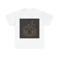 Mountain Adventure Minimalist Shirt, Outdoor Nature Line Art Tee, Hiking Camp...