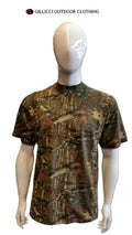 MENS WOMENS SHORT SLEEVE CREW NECK CAMOUFLAGE JUNGLE WILD COTTON PRINT T SHIRT