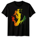 Jamaica Lion Reggae Music Jamaican Mens Cotton T-Shirt Rasta Graphic Tee