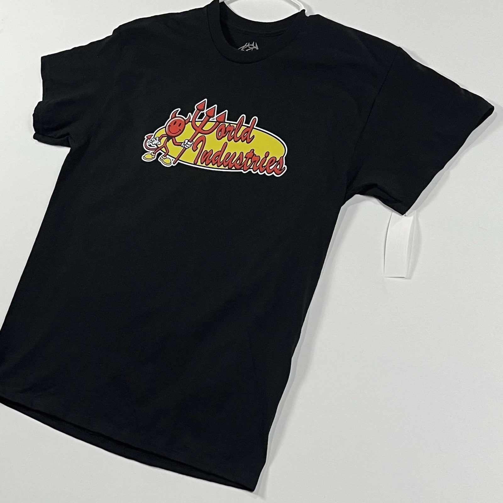 World Industries T-Shirt (Adult Size Medium) Retro-Logo, Vintage Skateboard 90s