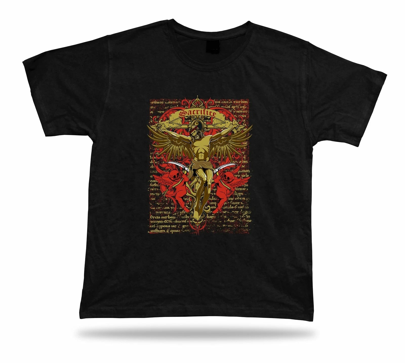 Scarifice God Angel of Death tshirt modern stylish design birthday gift present