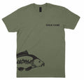 Personalised Carp Fishing T Shirt Custom Name Angler Fisherman Gift