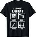 Funny Support LGBT Bisexual Transgender Lesbian Gay Unisex T-Shirt