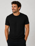 Black T-Shirt Fruit of the Loom Men's Original Short Sleeve Cotton T Shirt