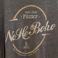 No Ho Boho Pilsner Lawless Brewing Company Mens Dark Gray T Shirt Size L