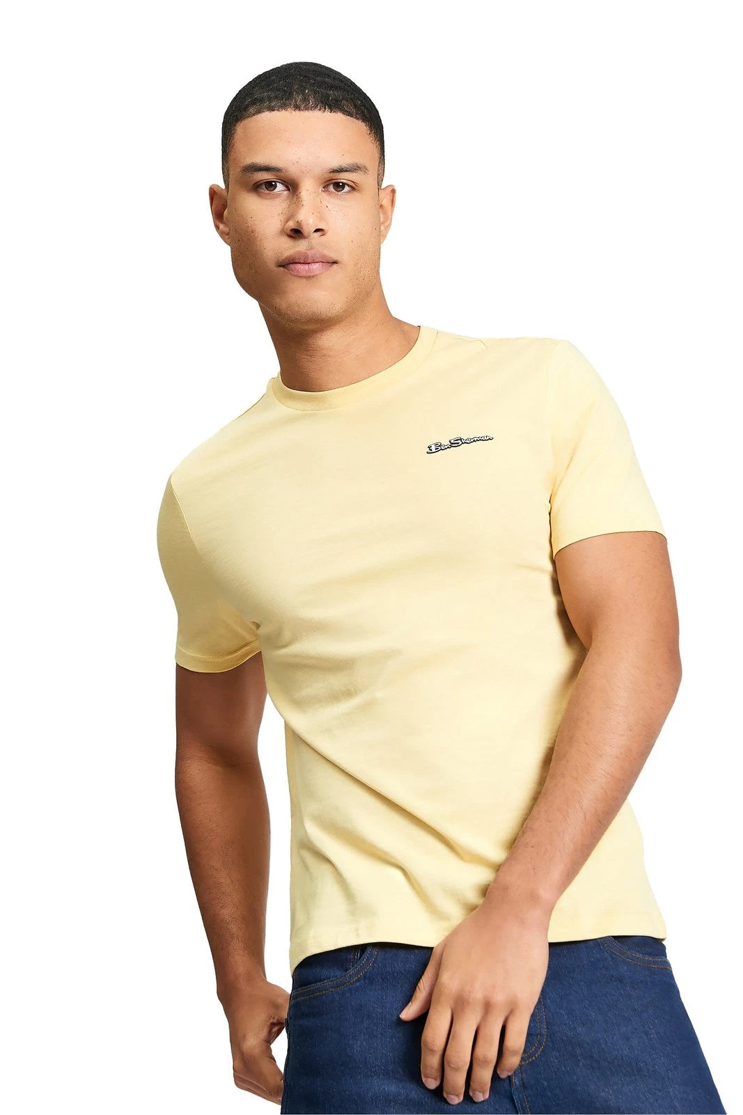 BEN SHERMAN Short Sleeve Signature T-Shirt | Butterscotch