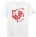 Awesome Sauce With Picture Of Rooster Men's T-Shirt
