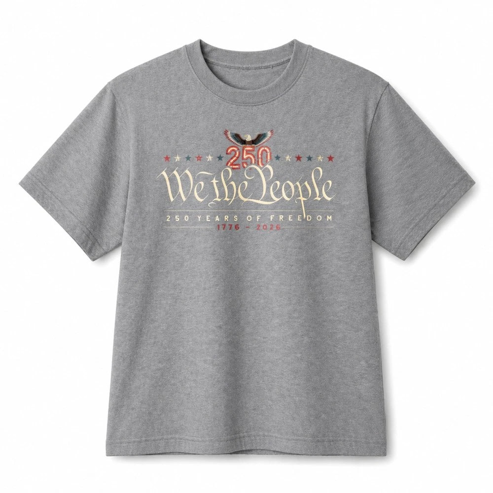 Patriotic We The People Eagle Graphic Tee Casual Daily Wear T-shirt Men Women
