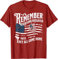 RED Remember Everyone Deployed Red Friday Military Support T-Shirt