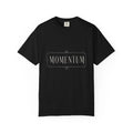 Momentum T-Shirt Men Black Minimalist Motivation Graphic Tee