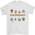 I Just Wet My Plants Funny Gardening House Mens T-Shirt 100% Cotton
