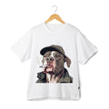 Smoking Dog T-Shirt - Unisex Funny Boxer Cartoon Street Style Graphic Tee