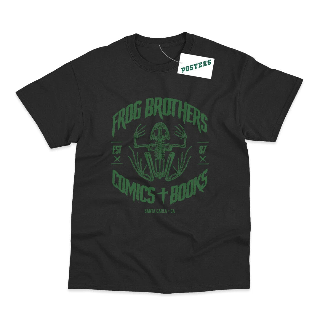 Frog Brothers Comics & Books Inspired By The Lost Boys Printed T-Shirt