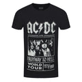 AC/DC T-Shirt Highway To Hell World Tour ACDC Band Official Black New