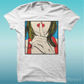T-Shirt 'Quadro Ragazza Silenzio' White The Happiness Is Have My T-Shirt New