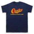 PHOENIX NIGHTS UNOFFICIAL CHORLEY FM COMING IN EARS MENS & WOMENS T-SHIRT