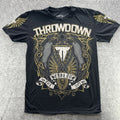 Throwdown Shirt Mens XL Black Graphic Mixed Martial Arts MMA Premium Tee 2003