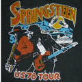 Vintage BRUCE SPRINGSTEEN 1978 Tour Black All Size T-Shirt Gift Fans Music