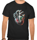 Alfa Romeo Heart Engine Car Logo Black T-Shirt -1114