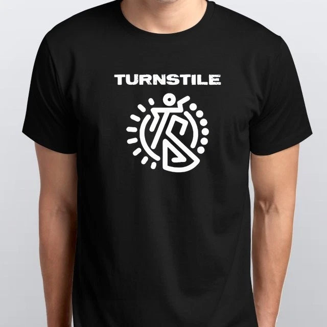 TURNSTILE T-SHIRT All sizes S M L XL XXL 3 4XL colours Black, White