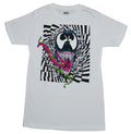 Venom Adult New T-Shirt - Hypnotized Green Spit Long Tongue Crazy Face