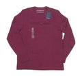 Psycho Bunny Crimson Lakewood Embroidered Logo Crew Long Sleeve T-Shirt (6-L)