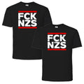 FCK NZS T-Shirt Distressed Antifa Left Wing Politics Anti-Racist S/M/L/XL/XXL
