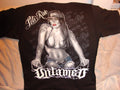 SEXY TATTOOED TATTOO MUERTOS BIKER WOMAN LETS RIDE UNTAMED T-SHIRT