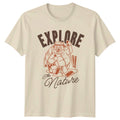 Explore The Nature T-Shirt Hiking Nature Birthday Gift For Him And Her