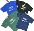 Adult casual T-shirt blue green navy black S-XXL Wulfsport leisure unisex