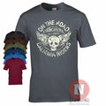 Cali4nia riders T-shirt retro distressed print biker petrolhead motor auto tee