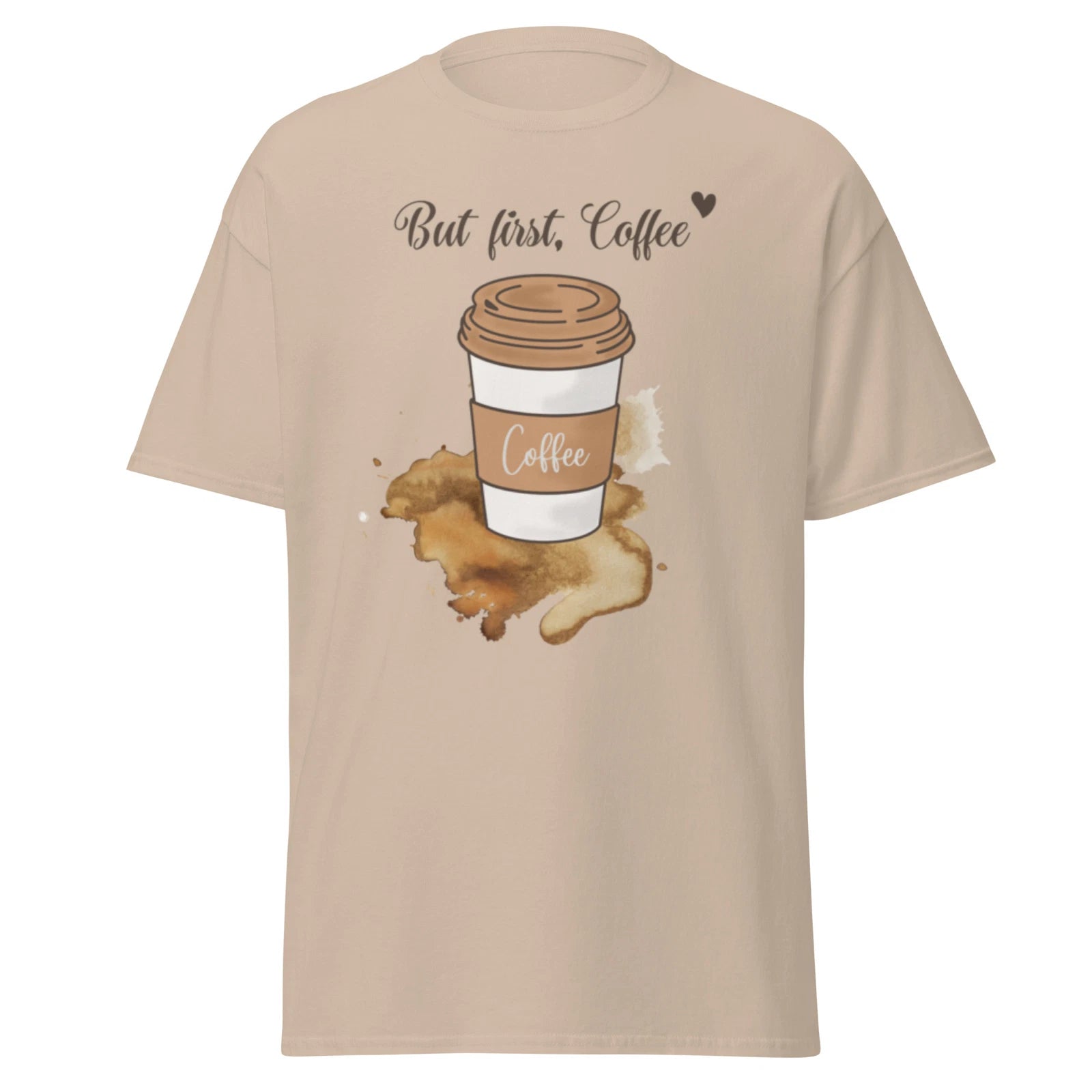 Adorable But First Coffee Funny Tee SHirt