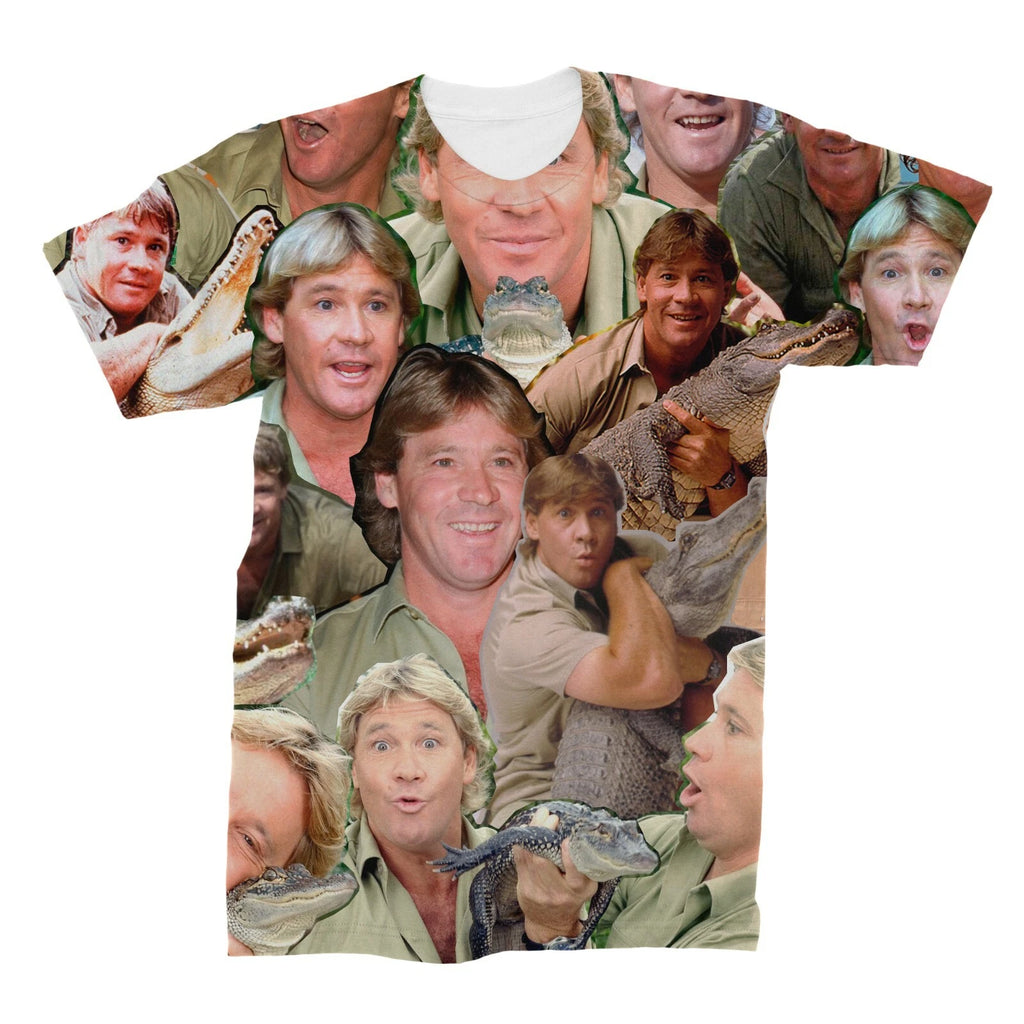 Steve Irwin (The Crocodile Hunter) Collage T-Shirt