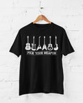 Pick Your Weapon Guitar T Shirt Funny Musician Gift Idea Guitarist Player Funny