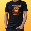 Cute Owl Argue Not Explaining Motif Cotton Mens T-Shirt Size XS to 5XL