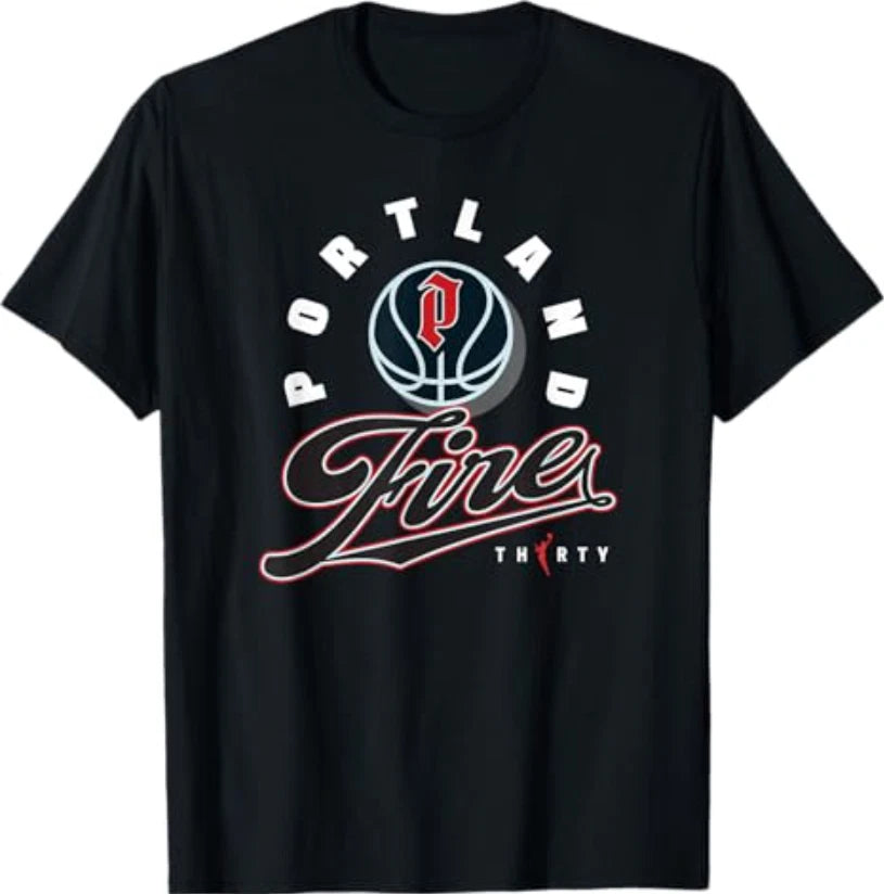 WNBA 30th Anniversary Boardwalk Portland Fire T-Shirt