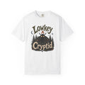 Lowkey Cryptid T-Shirt | Sasquatch Forest Night Illustration
