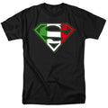 Superman Italian Shield Men’s T-Shirt S-5XL Classic DC Comics Licensed Logo Tee