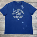 Polo Ralph Lauren Men's Classic Fit Big Wave Surf Contest T-Shirt Blue SZ XL NEW