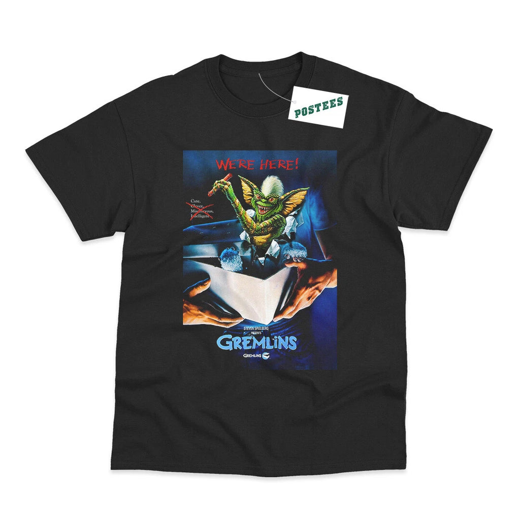 Retro Movie Poster Inspired by Gremlins DTG Printed T-Shirt