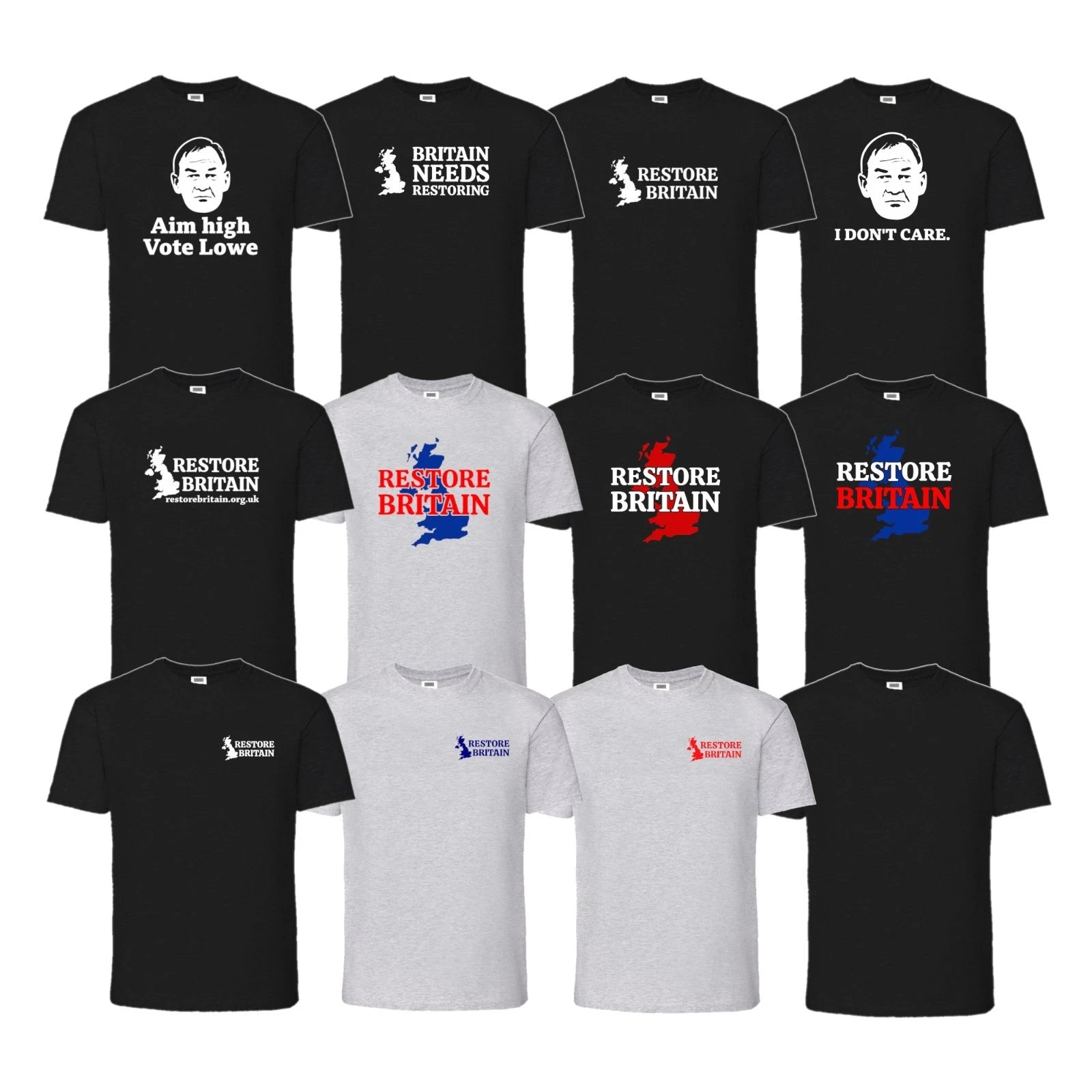 Rupert Lowe Restore Britain T-Shirt S/M/L/XL/XXL 🇬🇧