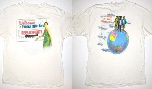1991 The Replacements Welcome Funeral Directors T-shirt S-5XL